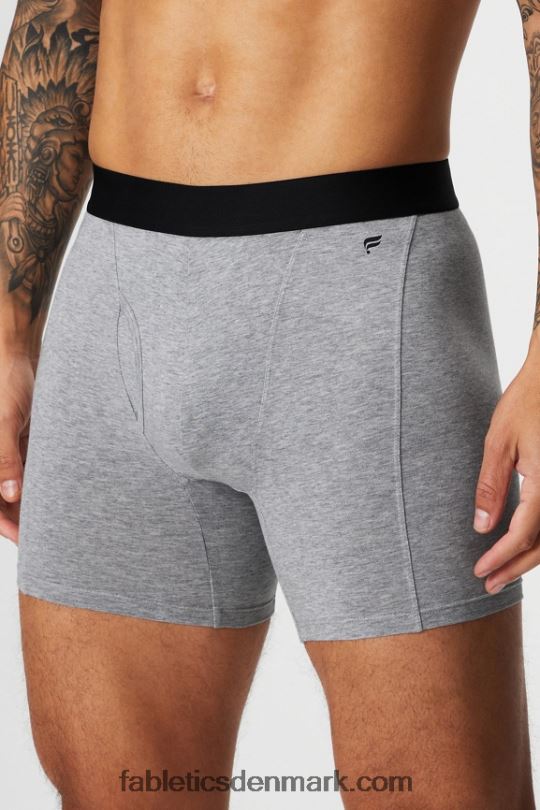 Fabletics Mænd 24-7 boxershorts 197 PNX2T3763 klassisk grå lyng