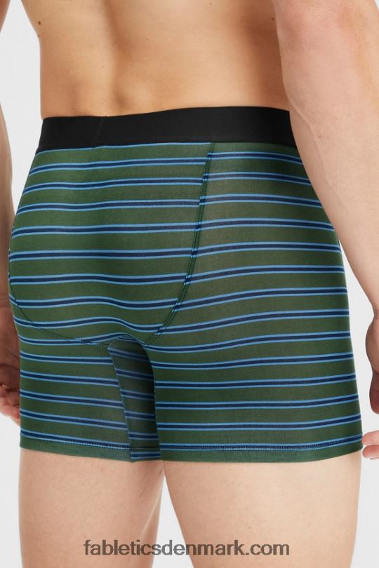 Fabletics Mænd 24-7 boxershorts 200 PNX2T3776 taktisk grøn skyggestribe