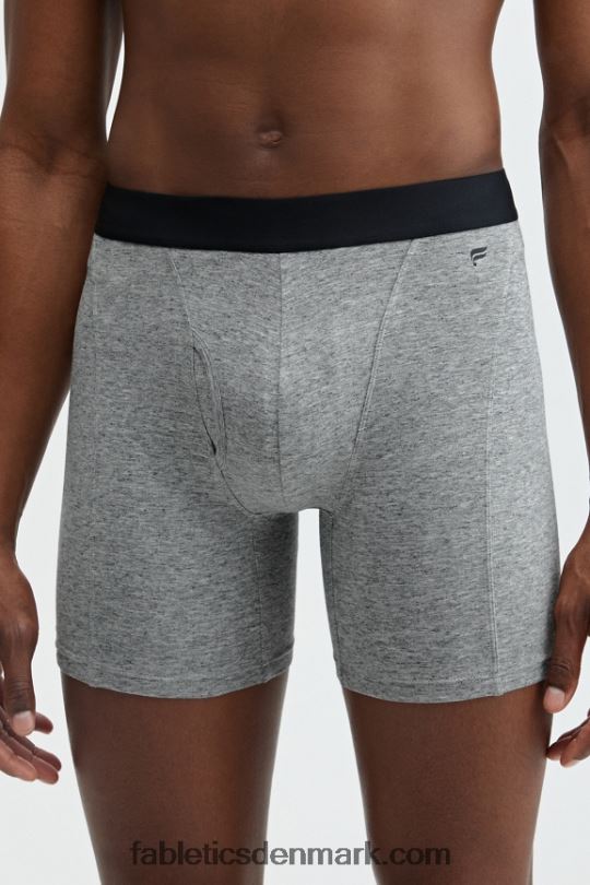 Fabletics Mænd 24-7 boxershorts 200 PNX2T3779 mellemgrå lyng