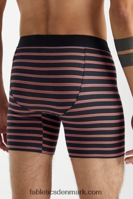 Fabletics Mænd 24-7 boxershorts 201 PNX2T3781 orange nektar skygge stribe