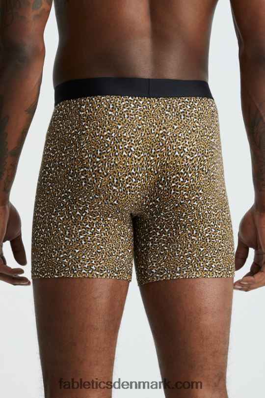 Fabletics Mænd 24-7 boxershorts 201 PNX2T3783 mørk bronze leopardplet