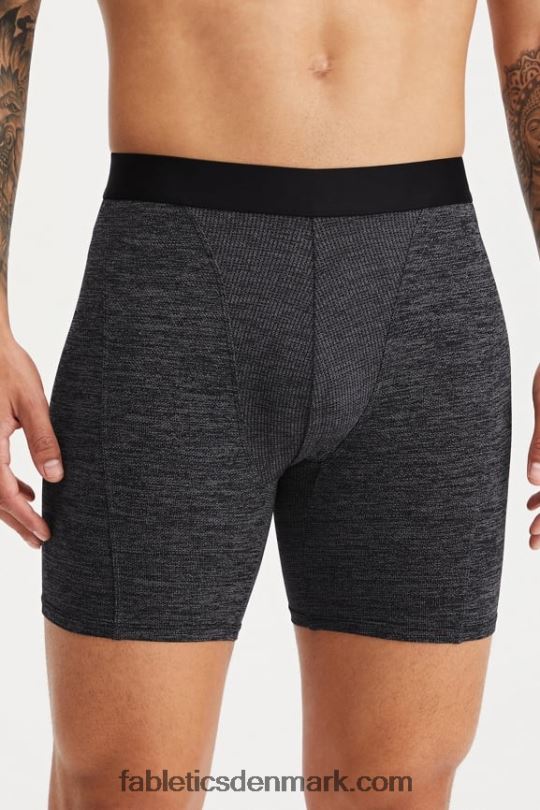 Fabletics Mænd blueprint bokserkort PNX2T3743 sort lyng