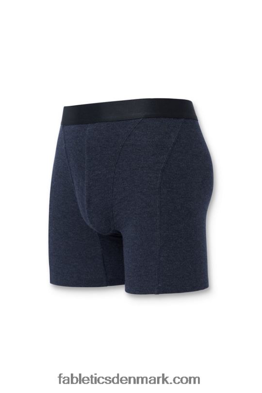 Fabletics Mænd den restoreknit rib-bokser-shorts PNX2T3785 klassisk flåde