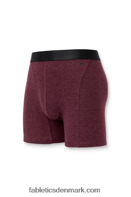 Fabletics Mænd den restoreknit rib-bokser-shorts PNX2T3786 merlot