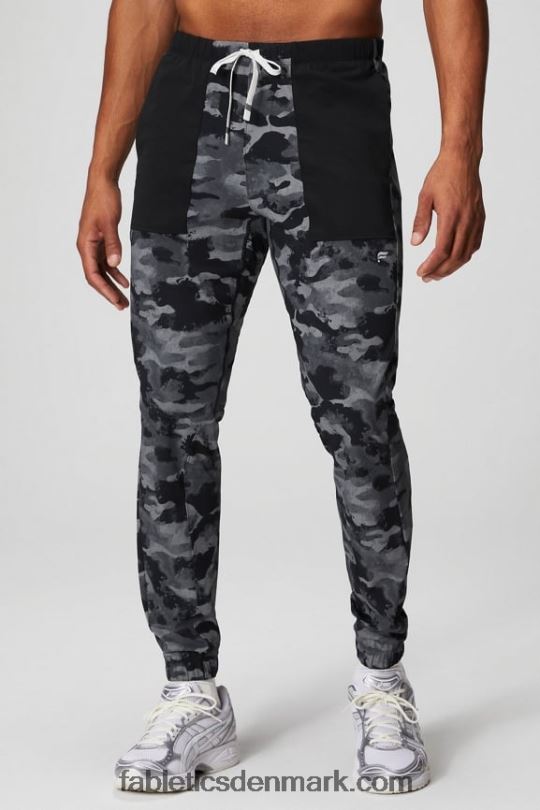 Fabletics Mænd den ene jogger PNX2T3051 sort camo