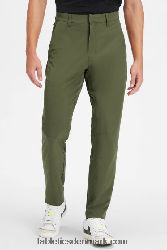 Fabletics Mænd den eneste buks (klassisk pasform) PNX2T3043 mørkt mos