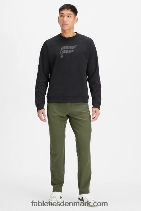 Fabletics Mænd den eneste buks (klassisk pasform) PNX2T3043 mørkt mos