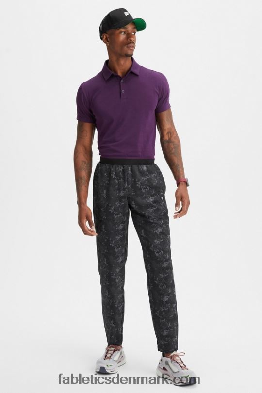 Fabletics Mænd den grundlæggende buks PNX2T3072 sort nueue camo