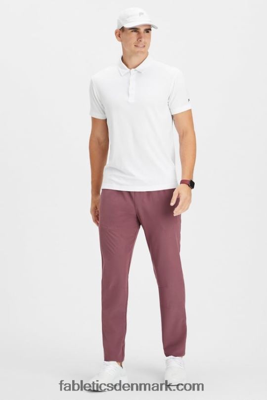 Fabletics Mænd den grundlæggende buks PNX2T3073 røg rød