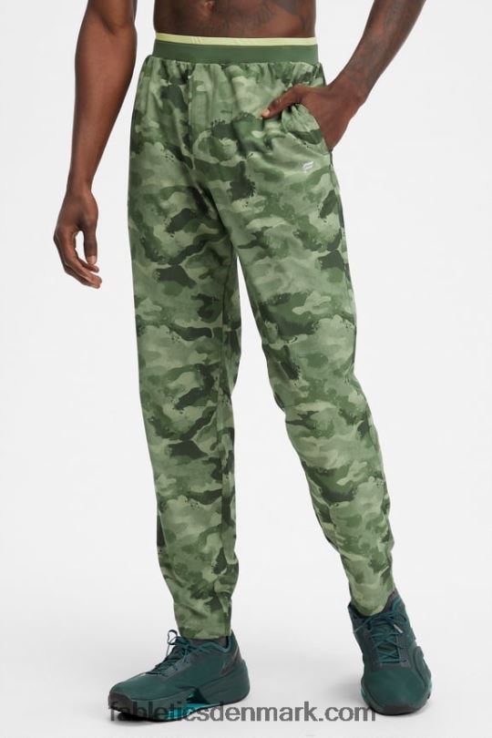 Fabletics Mænd den grundlæggende buks PNX2T3077 taktisk grøn camo