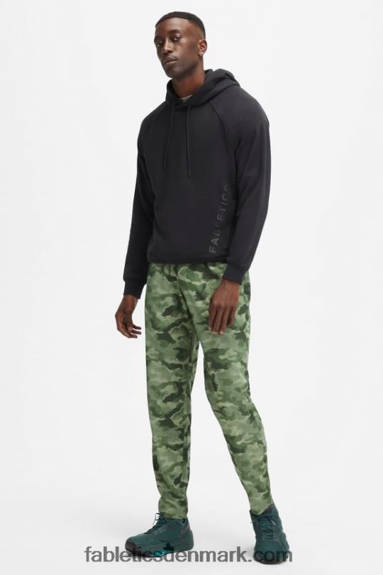 Fabletics Mænd den grundlæggende buks PNX2T3077 taktisk grøn camo