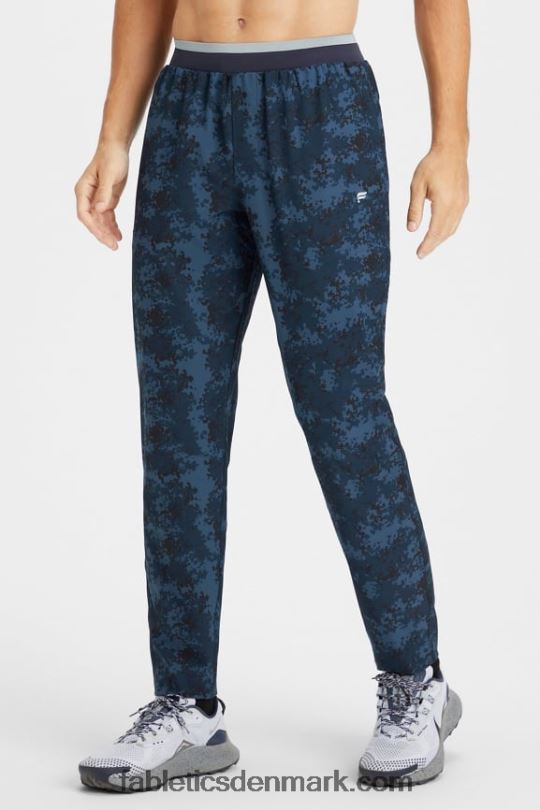Fabletics Mænd den grundlæggende buks PNX2T3078 klassisk marineblå nueue camo