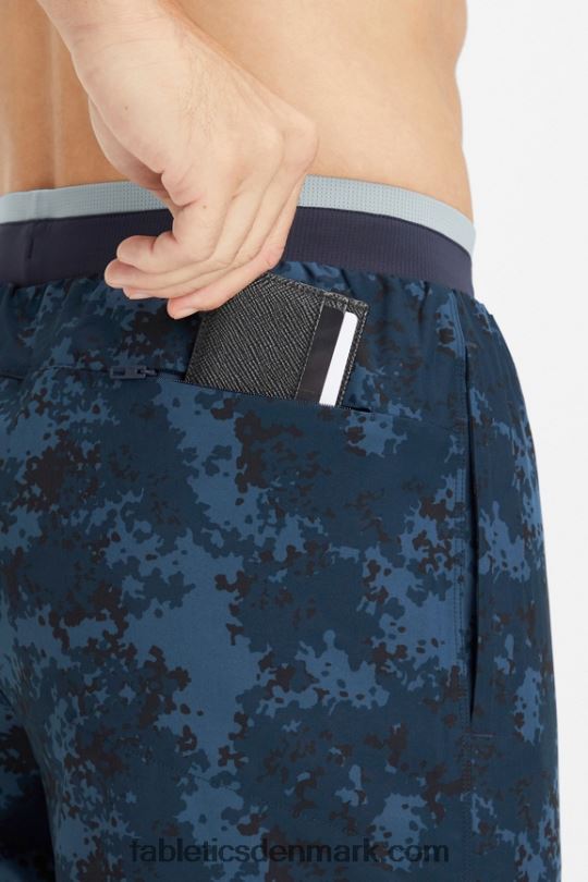 Fabletics Mænd den grundlæggende buks PNX2T3078 klassisk marineblå nueue camo