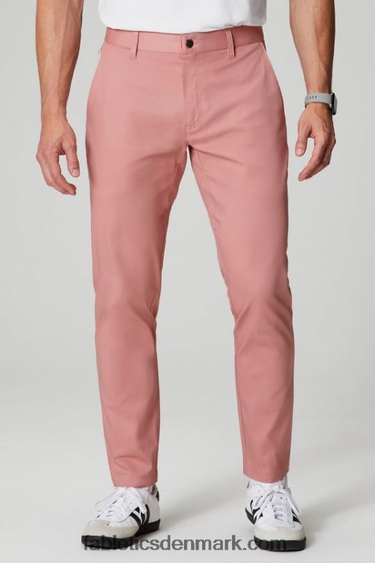 Fabletics Mænd den høje chinos (slim pasform) PNX2T3055 lyserød skifer