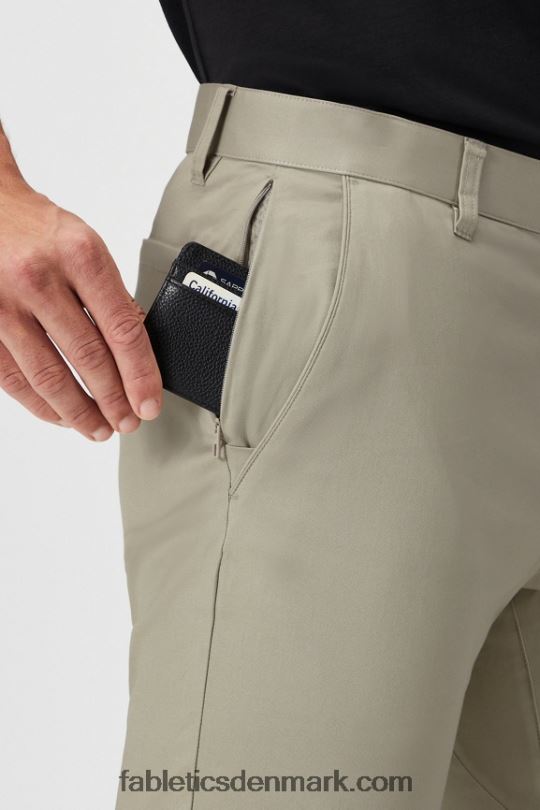 Fabletics Mænd den høje chinos (slim pasform) PNX2T3057 frisk taupe