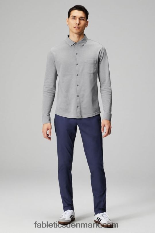 Fabletics Mænd den høje chinos (slim pasform) PNX2T3060 klassisk flåde
