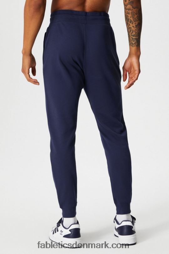 Fabletics Mænd den lette go-to jogger PNX2T3083 dyb marineblå kæde