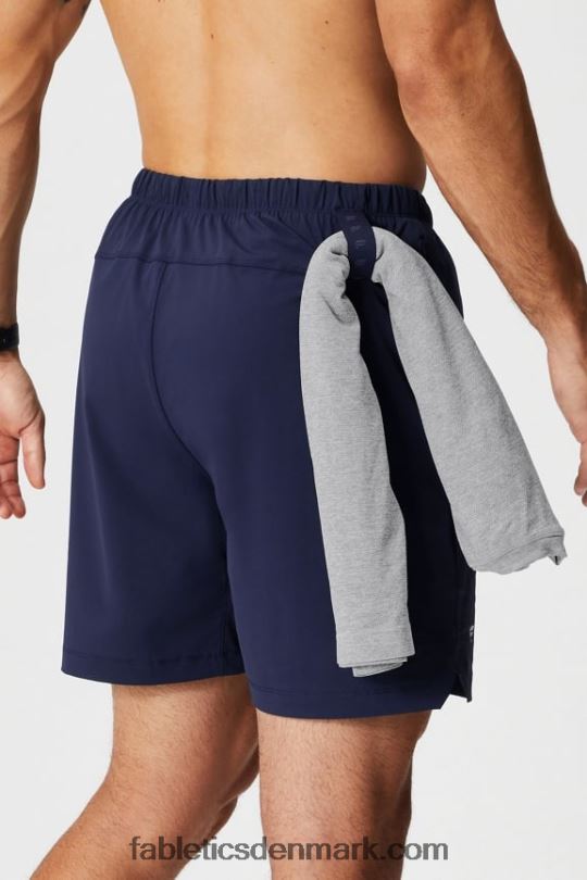 Fabletics Mænd den ene korte 152 PNX2T3232 dyb flåde