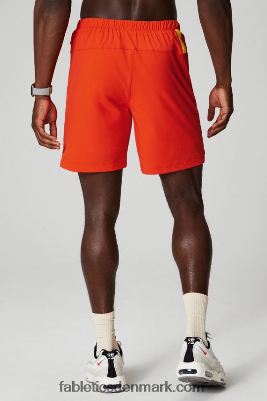 Fabletics Mænd den ene korte 152 PNX2T3234 arvestykke tomat