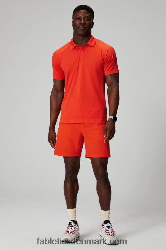 Fabletics Mænd den ene korte 152 PNX2T3234 arvestykke tomat