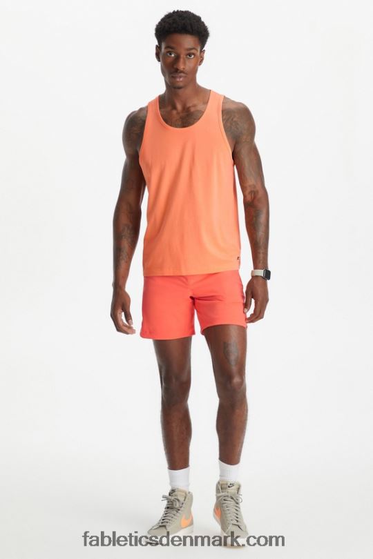 Fabletics Mænd den ene korte 161 PNX2T3278 orange nektar
