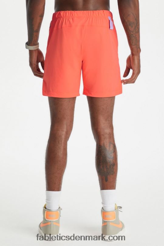 Fabletics Mænd den ene korte 161 PNX2T3278 orange nektar