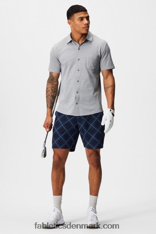 Fabletics Mænd den eneste korte PNX2T3164 neutral golf tartan