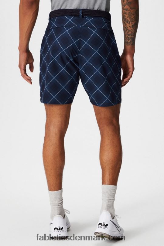 Fabletics Mænd den eneste korte PNX2T3164 neutral golf tartan