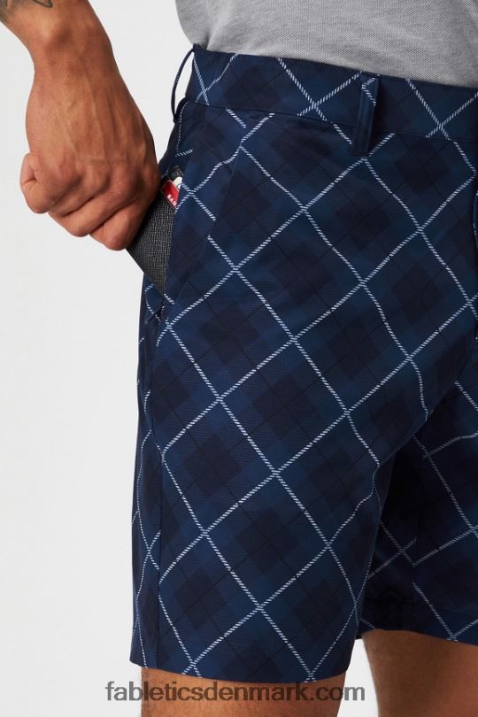 Fabletics Mænd den eneste korte PNX2T3164 neutral golf tartan