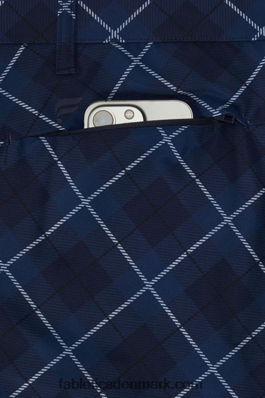 Fabletics Mænd den eneste korte PNX2T3164 neutral golf tartan