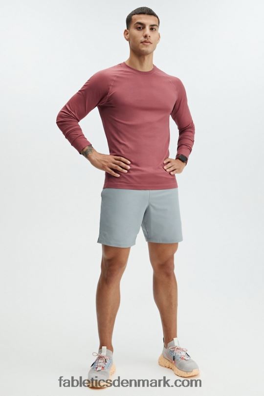 Fabletics Mænd den grundlæggende korte 164 PNX2T3338 skygge grå