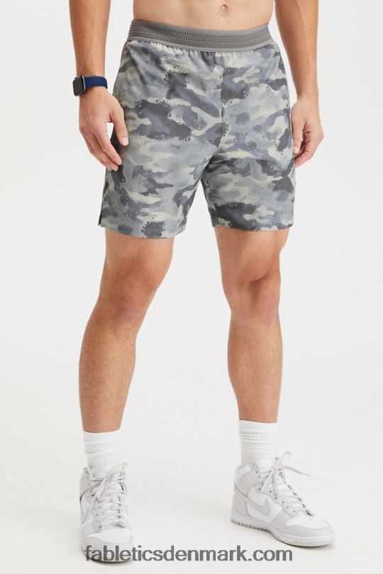 Fabletics Mænd den grundlæggende korte 165 PNX2T3341 skygge grå camo