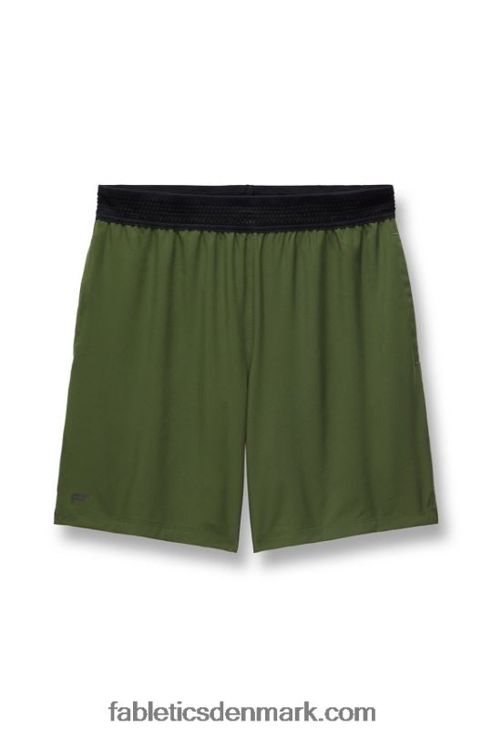 Fabletics Mænd den grundlæggende korte 166 PNX2T3346 olivengrøn