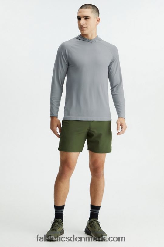 Fabletics Mænd den grundlæggende korte 166 PNX2T3346 olivengrøn