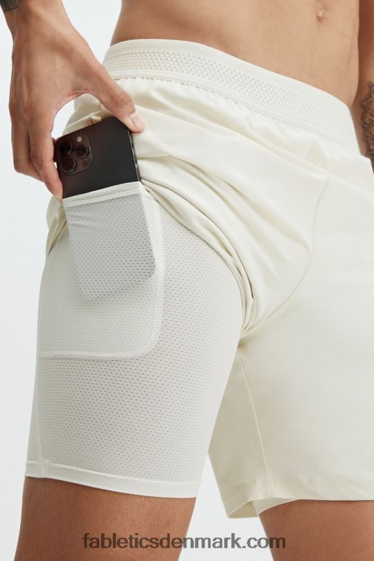 Fabletics Mænd den grundlæggende korte (foret) PNX2T3320 knogle