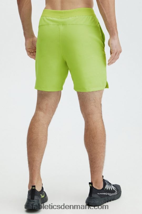 Fabletics Mænd den grundlæggende korte (foret) PNX2T3321 livlig lime