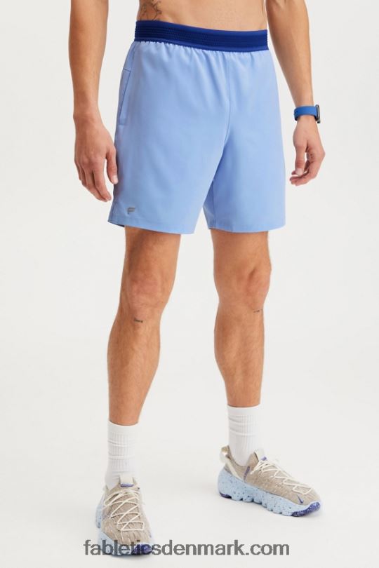 Fabletics Mænd den grundlæggende korte (foret) PNX2T3322 damp blå