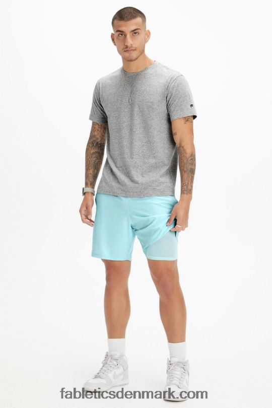 Fabletics Mænd den grundlæggende korte (foret) PNX2T3324 nordisk blå