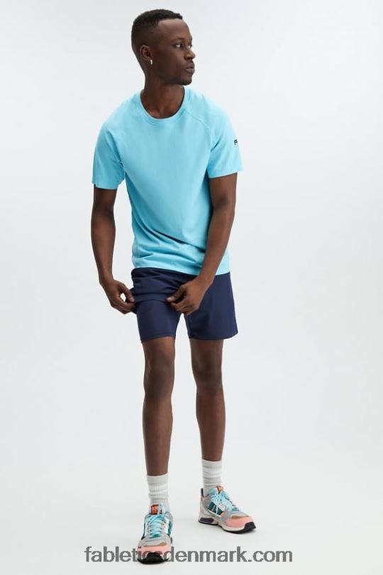 Fabletics Mænd den grundlæggende korte (foret) PNX2T3326 flåde