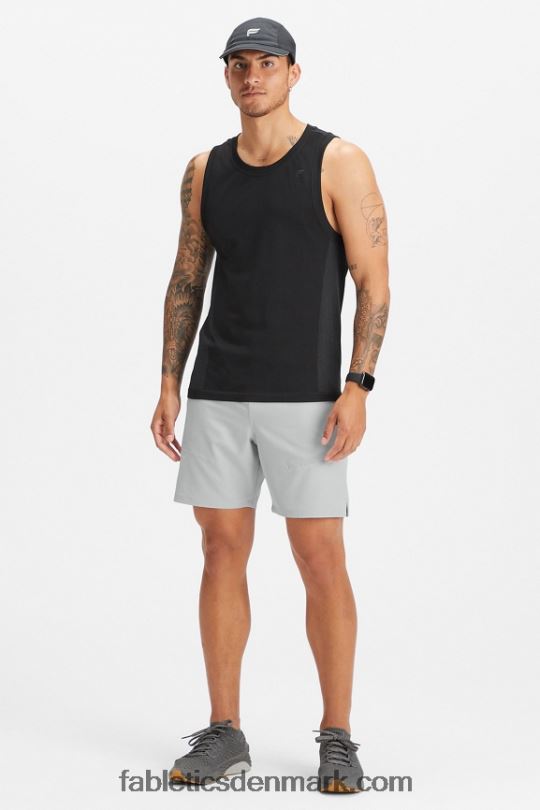 Fabletics Mænd den grundlæggende korte ii 144 PNX2T3194 mineralgrå
