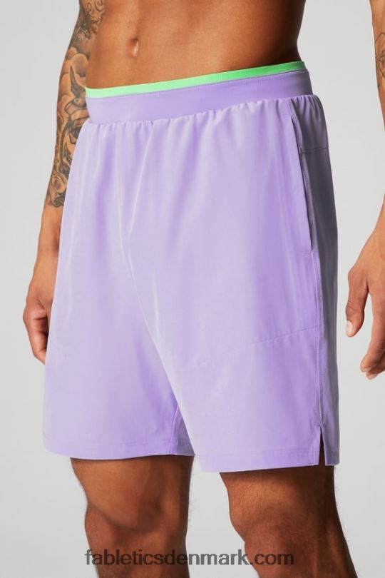 Fabletics Mænd den grundlæggende korte ii 145 PNX2T3198 ikonisk lavendel