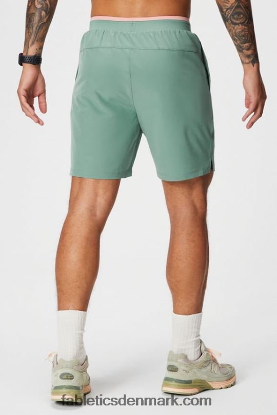 Fabletics Mænd den grundlæggende korte ii 146 PNX2T3203 grå timian perforeret