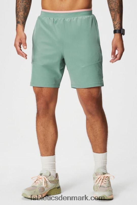 Fabletics Mænd den grundlæggende korte ii 146 PNX2T3203 grå timian perforeret