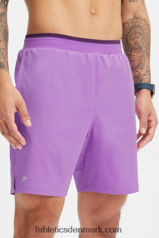 Fabletics Mænd den grundlæggende korte ii 147 PNX2T3208 lilla røg