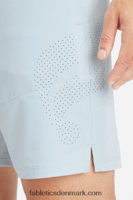Fabletics Mænd den grundlæggende korte ii 147 PNX2T3209 blå ask perforeret