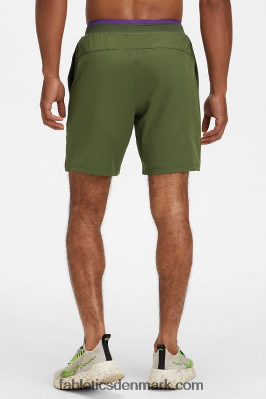Fabletics Mænd den grundlæggende korte ii 147 PNX2T3211 mørkt mos