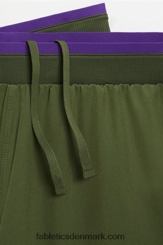 Fabletics Mænd den grundlæggende korte ii 147 PNX2T3211 mørkt mos