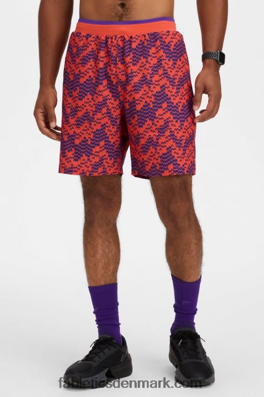 Fabletics Mænd den grundlæggende korte ii 148 PNX2T3213 infrarød