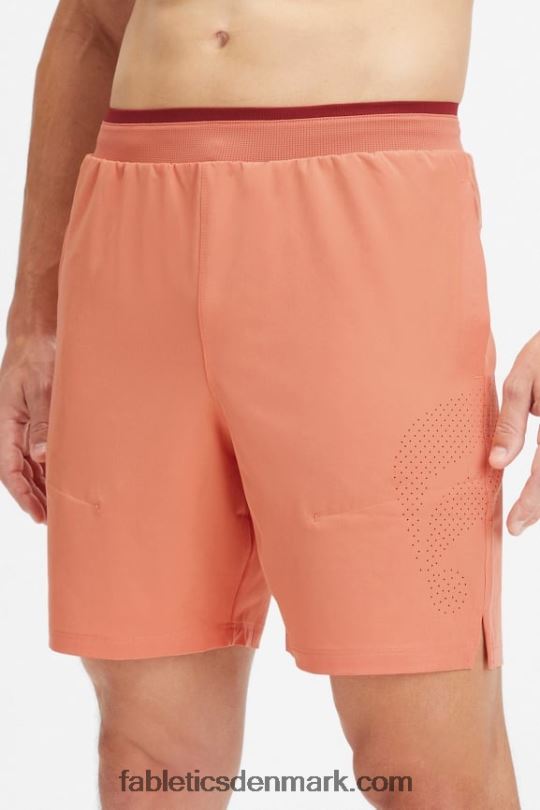 Fabletics Mænd den grundlæggende korte ii 148 PNX2T3215 sandstensleer perforeret