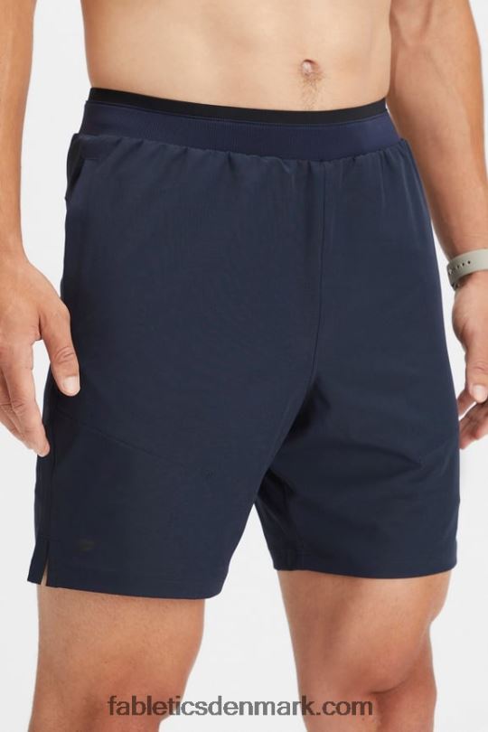 Fabletics Mænd den grundlæggende korte ii 148 PNX2T3216 klassisk flåde